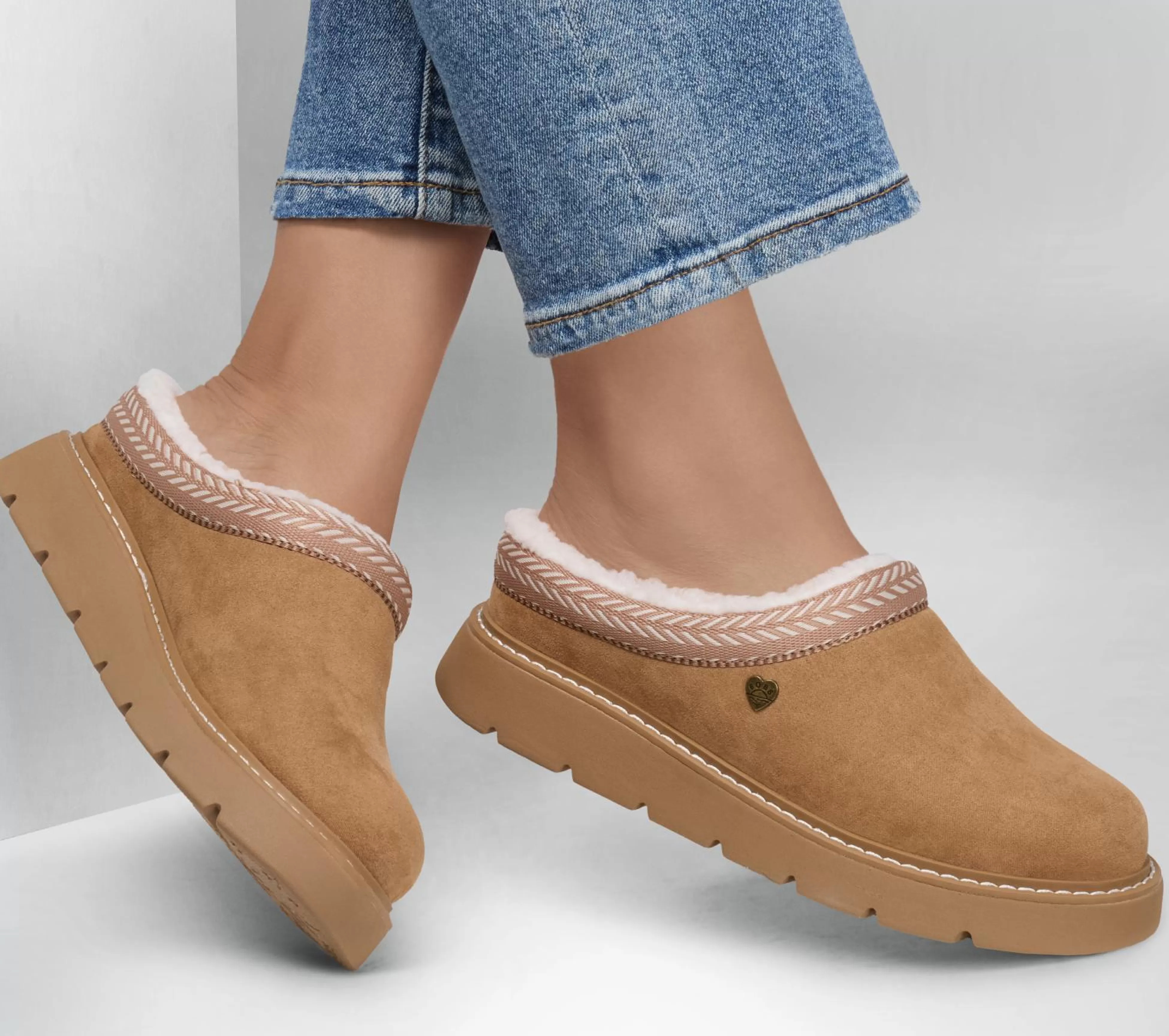 SKECHERS BOBS Keepsakes Lite - Cozy Fest*Women Slip-Ons | Slippers