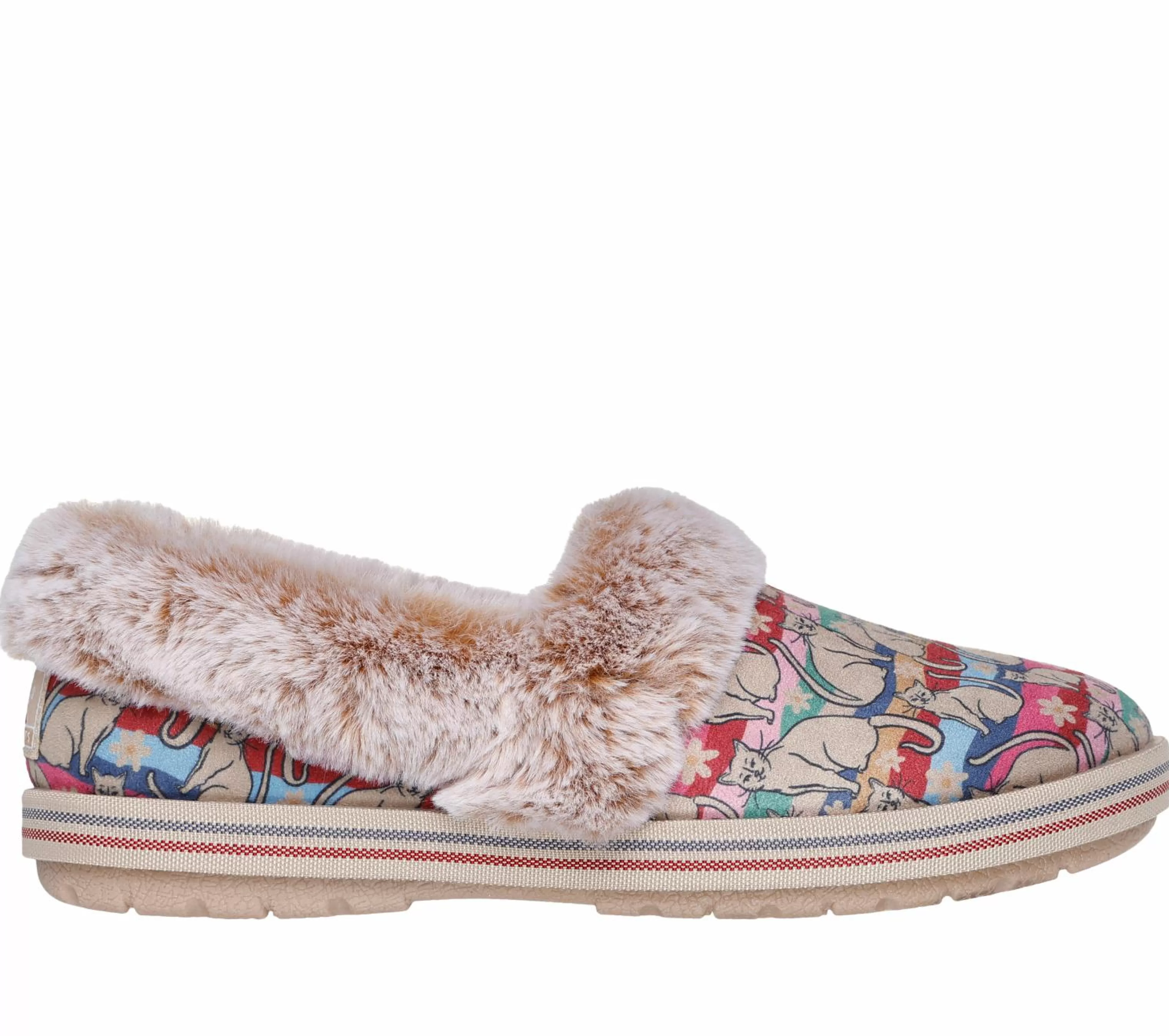 SKECHERS BOBS Too Cozy - Care Fur-ee*Women Slippers | Slip-Ons