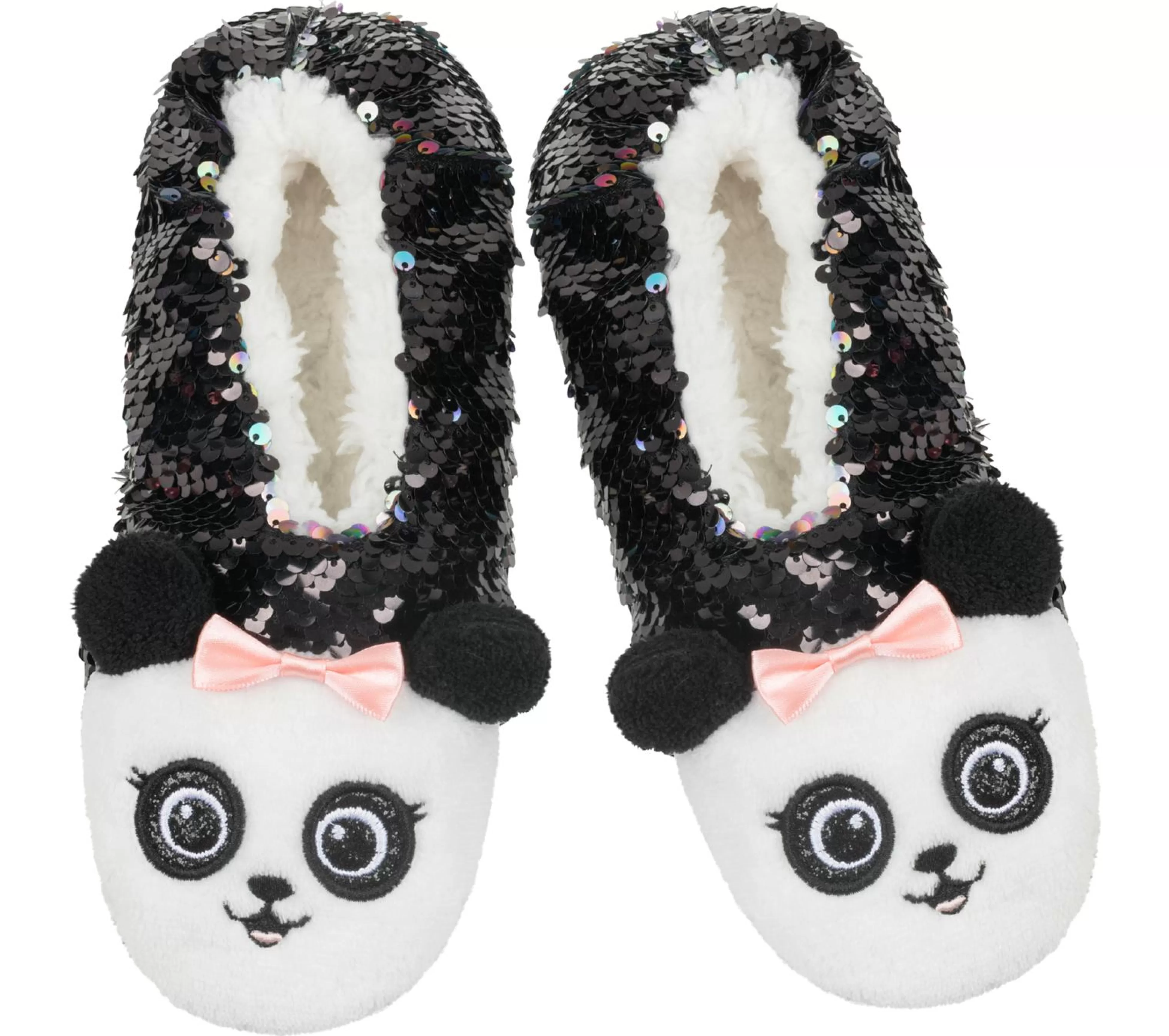 SKECHERS Flip Sequin Panda Slipper Socks - 1 Pack*Kids Socks | Socks