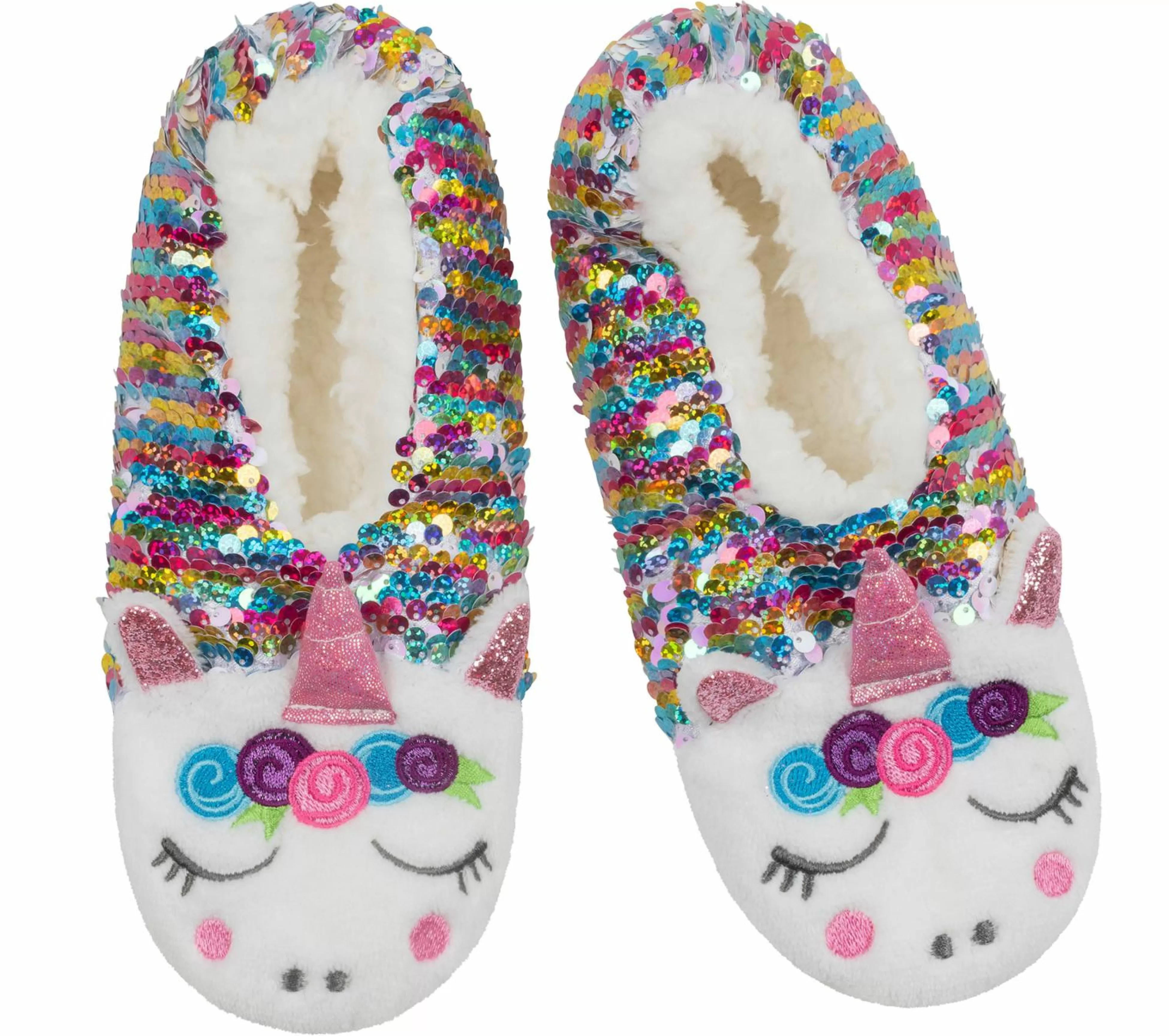 SKECHERS Flip Sequin Unicorn Slipper Socks - 1 Pack*Kids Socks | Socks