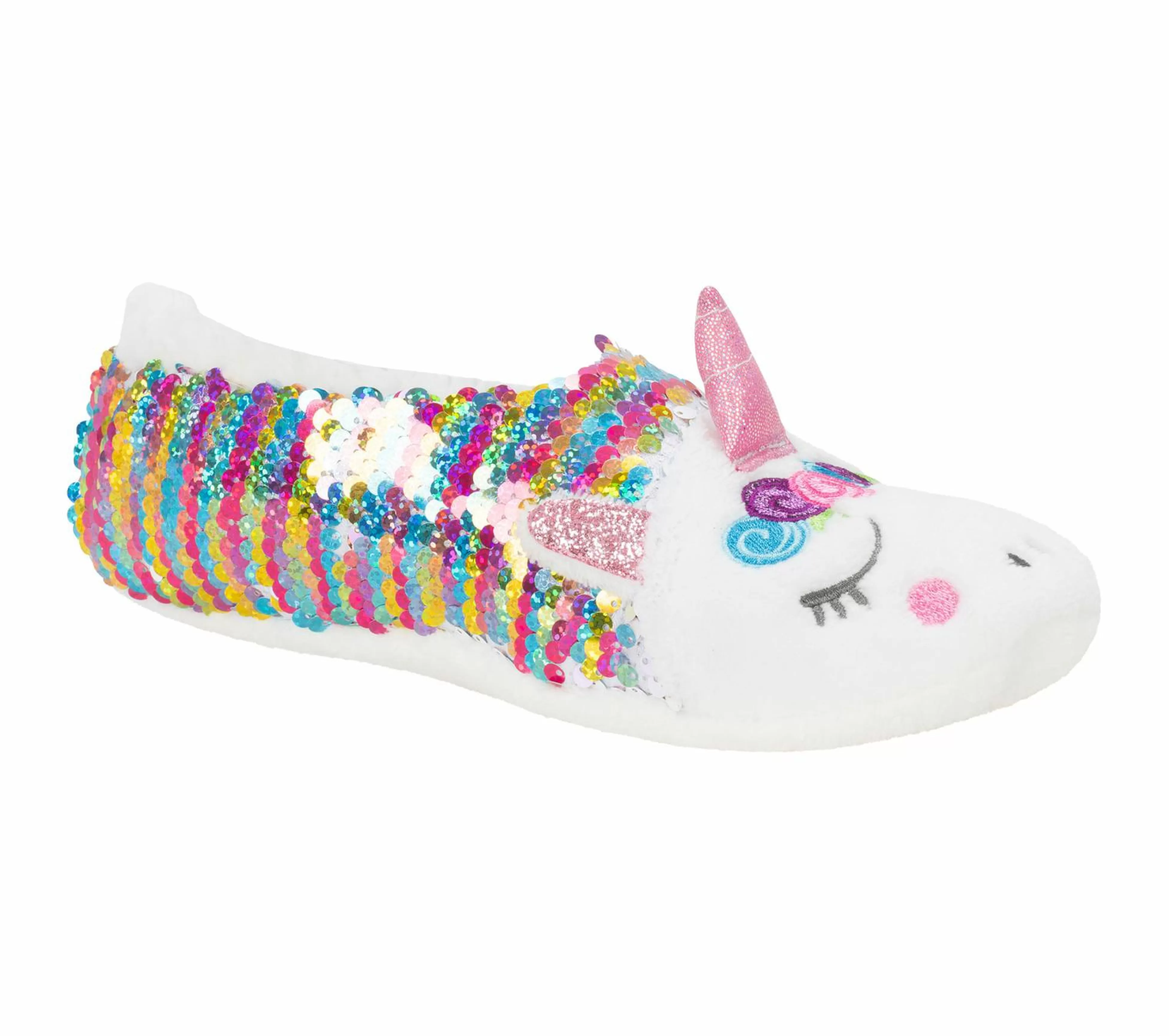 SKECHERS Flip Sequin Unicorn Slipper Socks - 1 Pack*Kids Socks | Socks