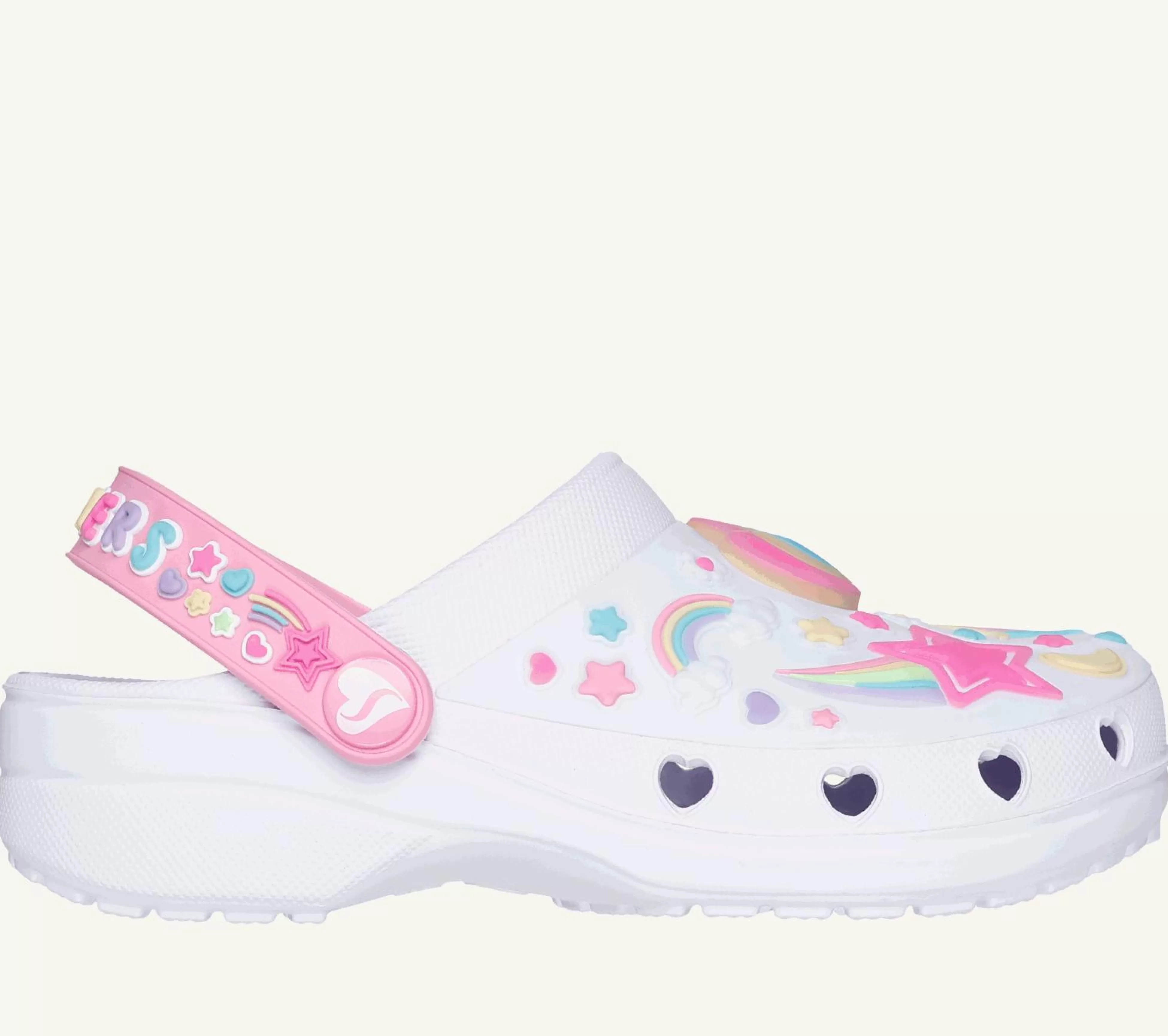 SKECHERS Foamies: Heart Charmer - Girly Land*Kids Light-Up | Slip-Ons