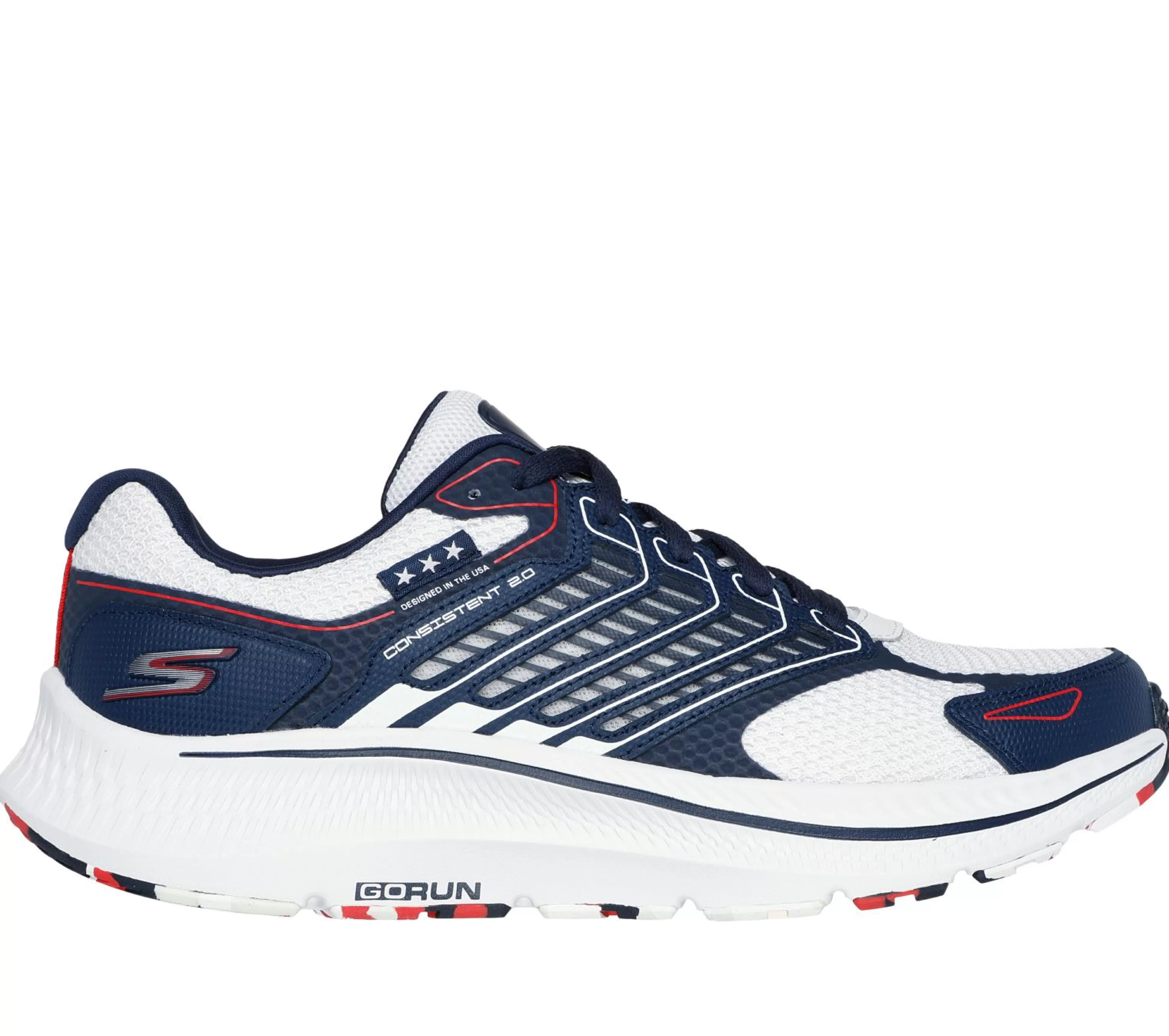 SKECHERS GO RUN Consistent 2.0 - Americana* Lace Up | Athletic Sneakers