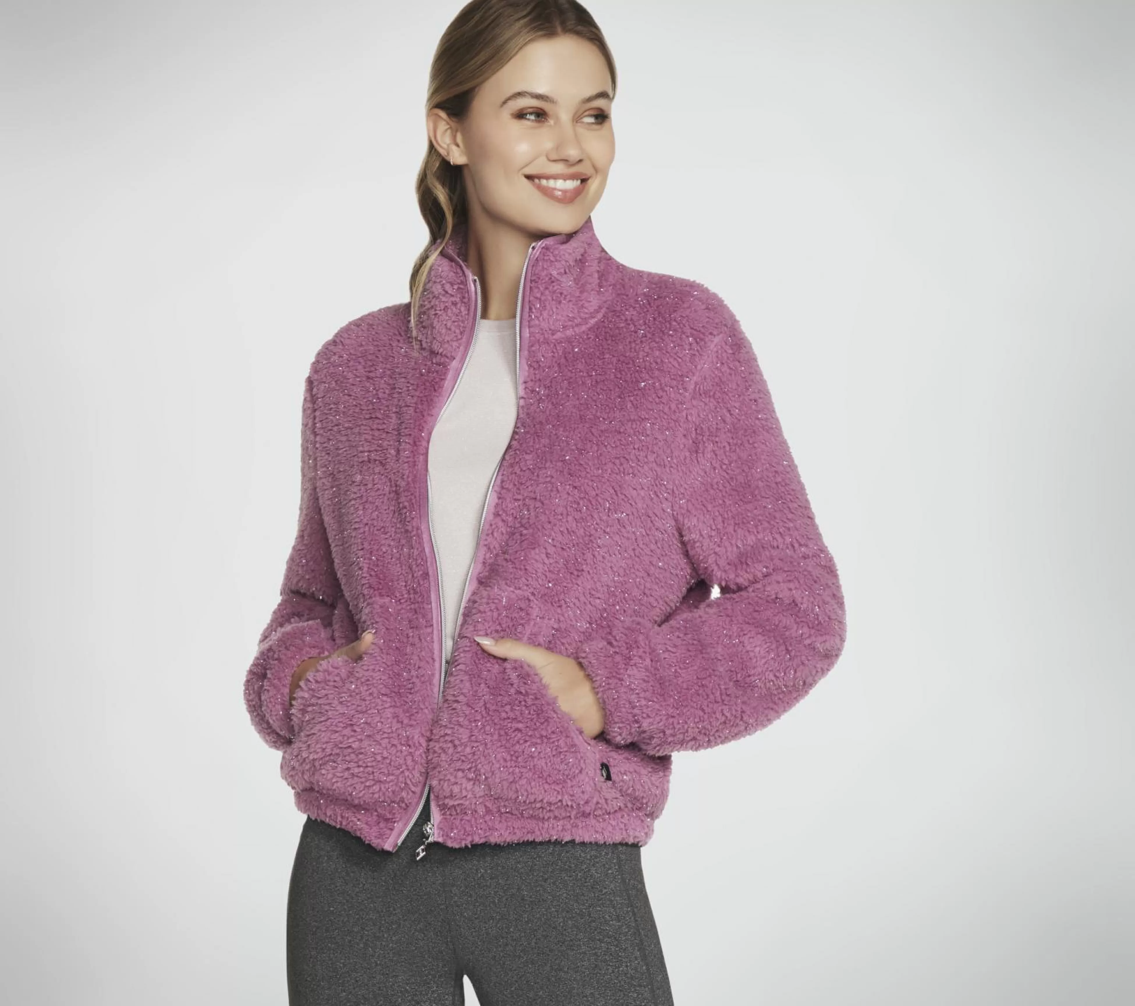 SKECHERS GO SNUGGLE Sherpa Jacket*Women Tops | Tops