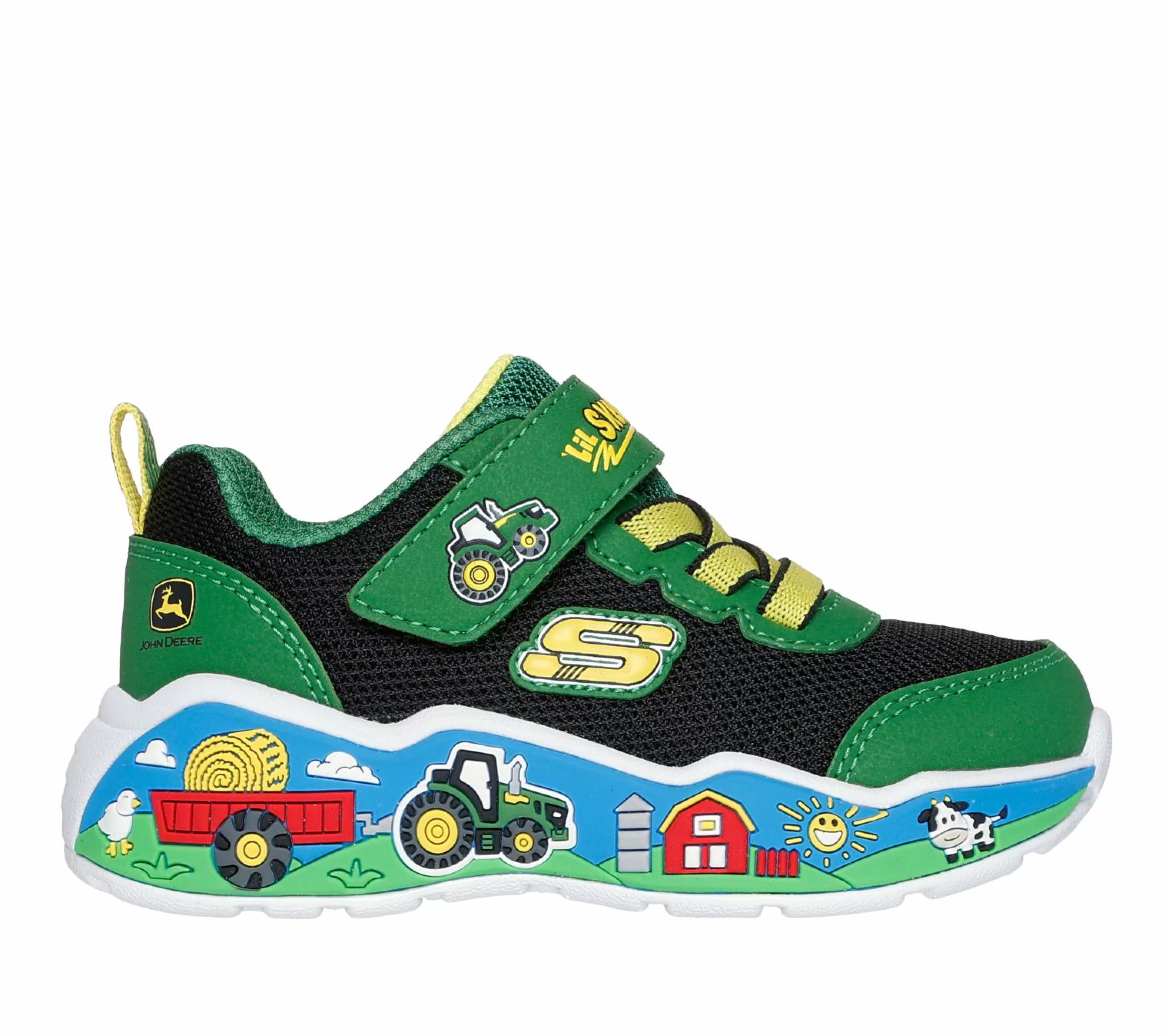 SKECHERS John Deere: Play Scene - Barn-Squad Buddies*Kids/BOY Athletic Shoes & Sneakers