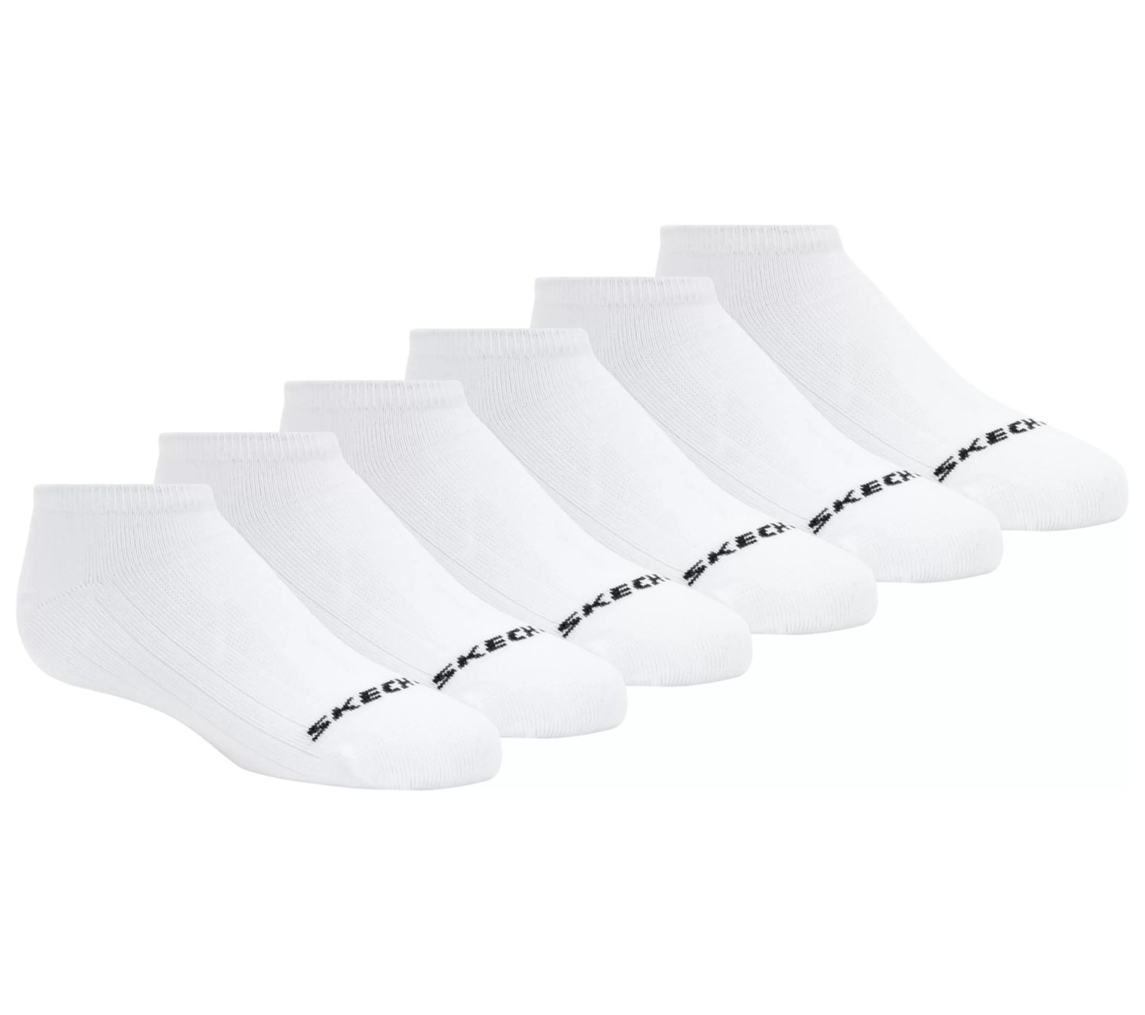 SKECHERS 6 Pack Non Terry No Show Socks*Women Socks | Accessories