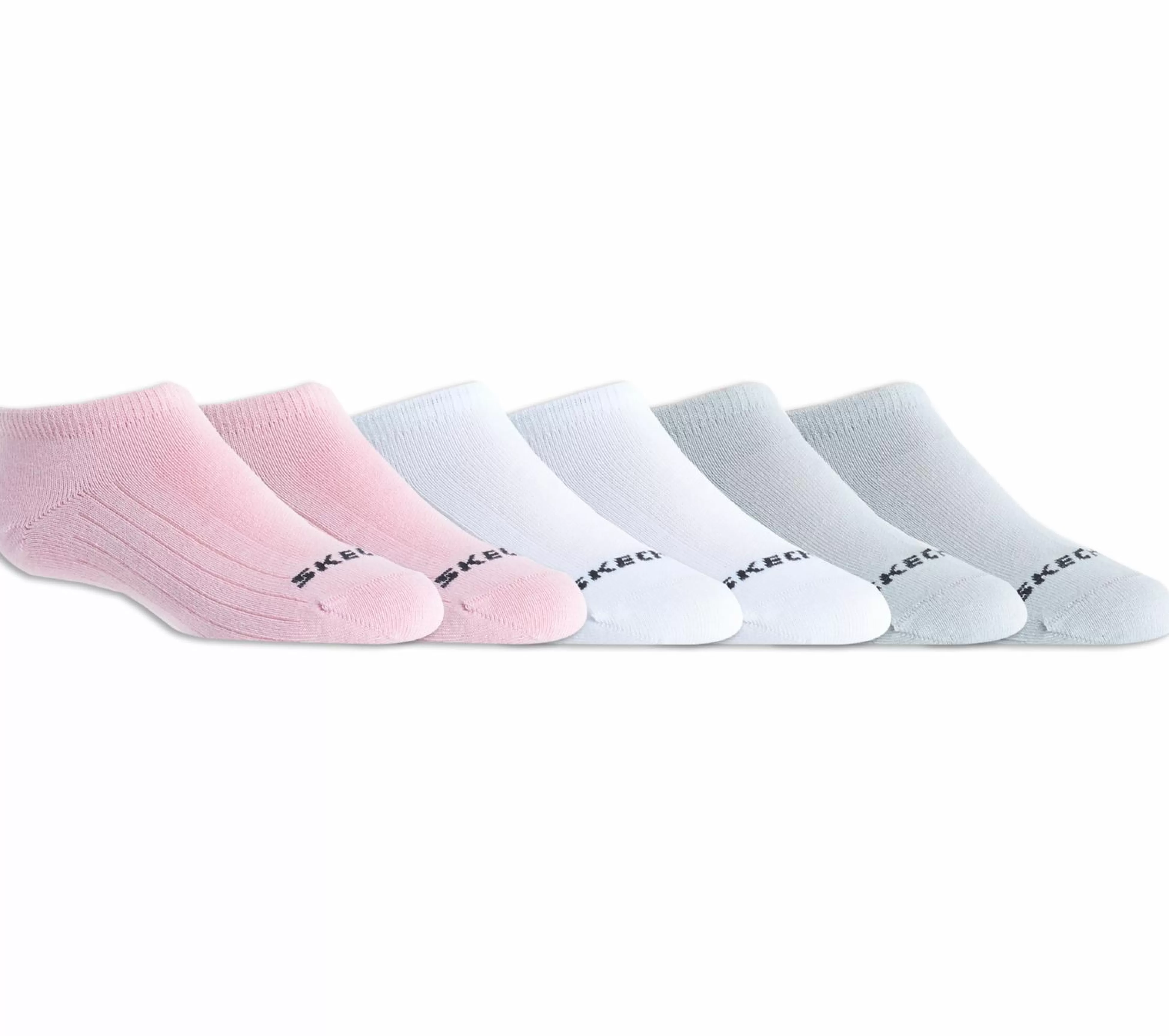 SKECHERS 6 Pack Non Terry No Show Socks*Women Socks | Socks