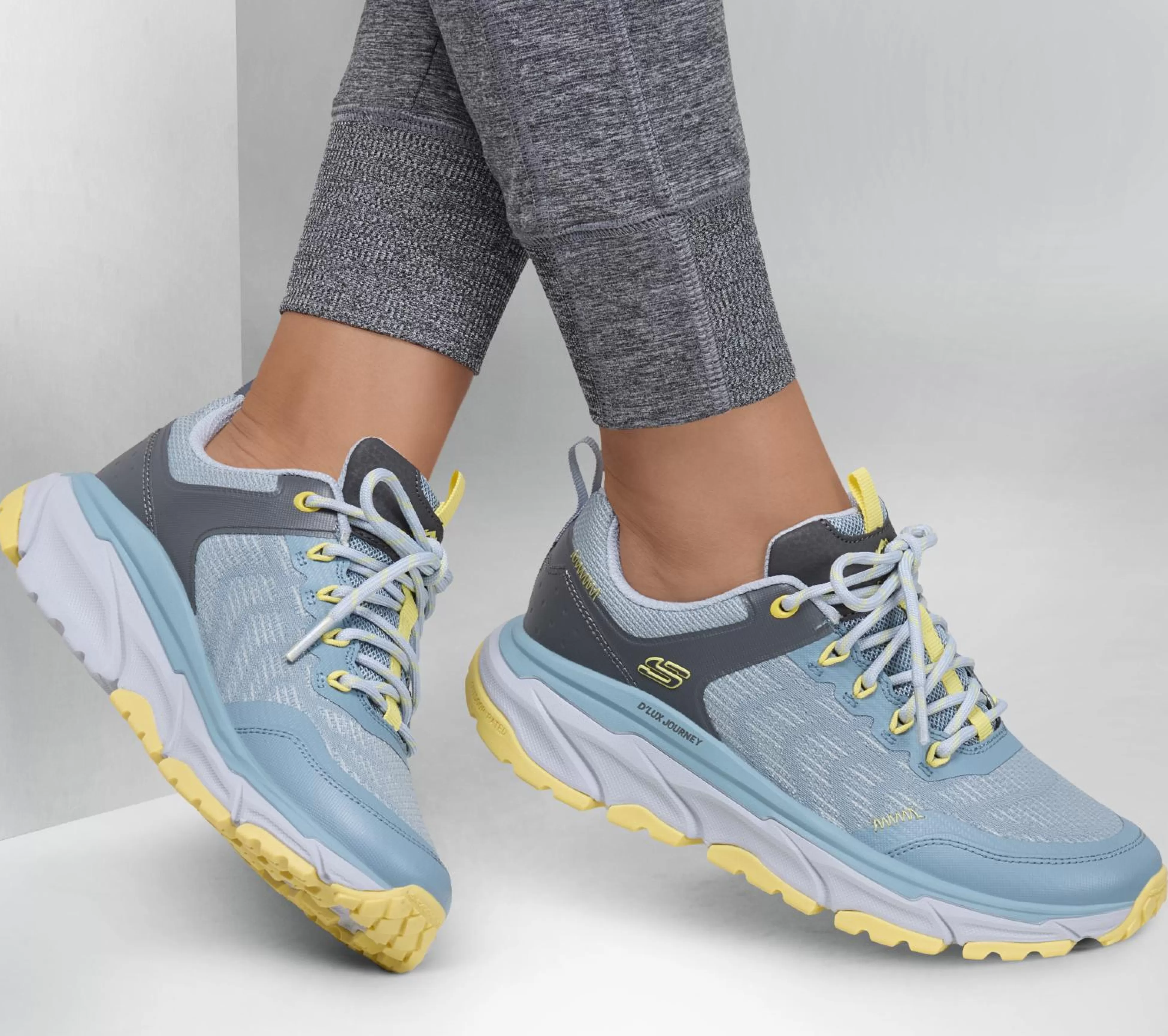 SKECHERS Relaxed Fit: D'Lux Journey - Marigold*Women Lace Up | Athletic Sneakers