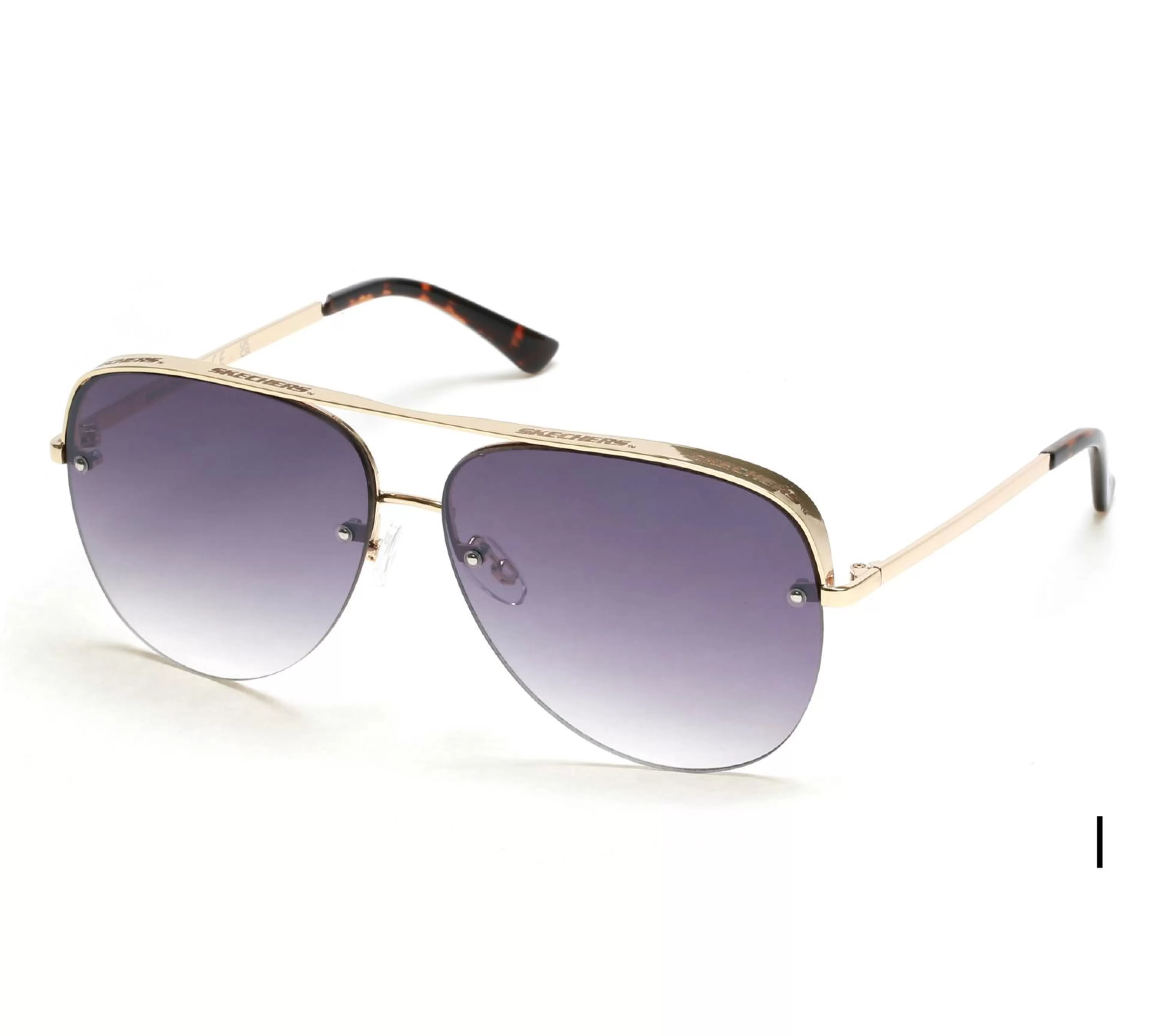 SKECHERS Semi-Rimless Metal Aviator*Women Sunglasses | Accessories