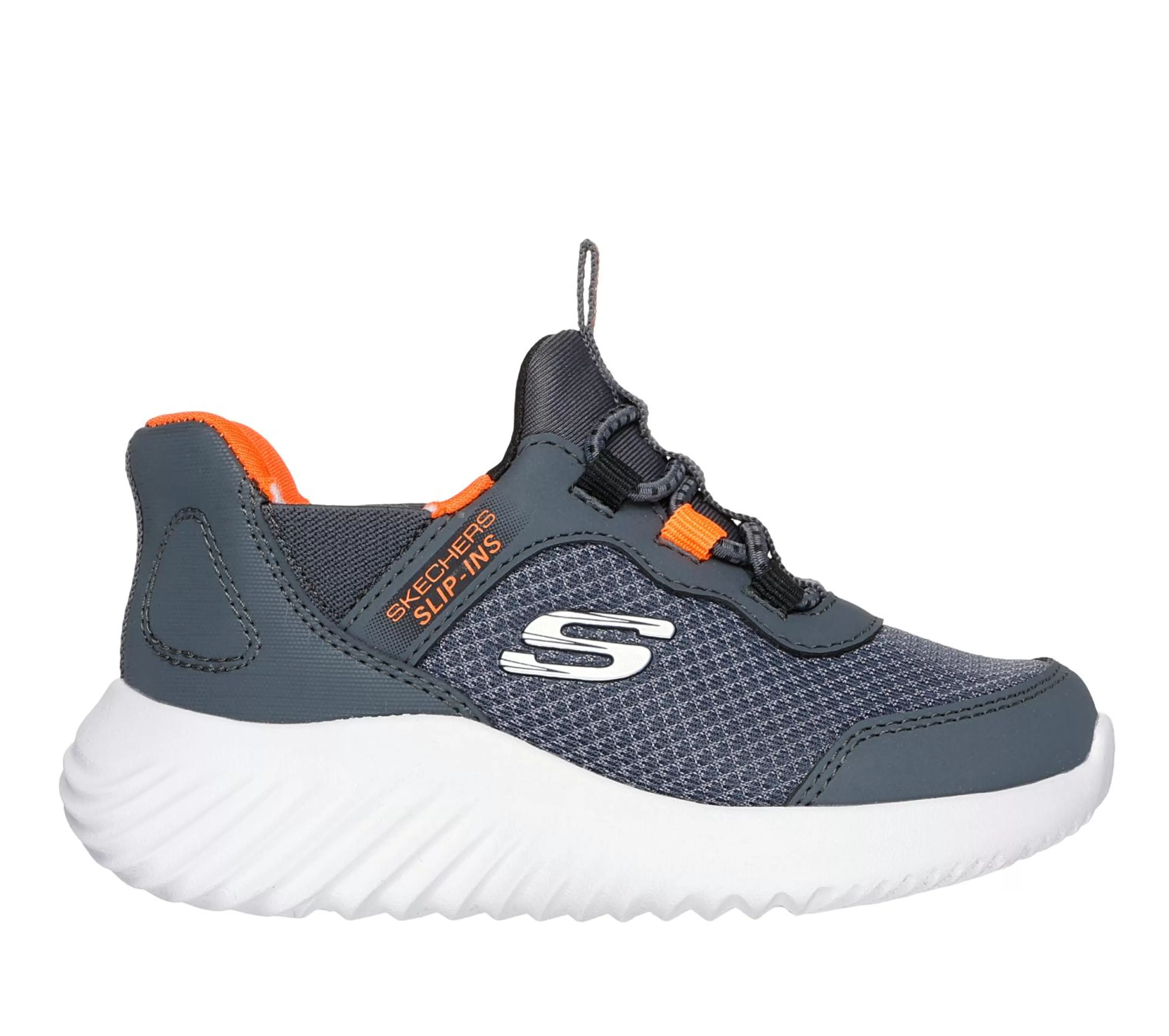 SKECHERS Slip-ins: Bounder - Brisk-Burst*Kids/BOY Hands Free Slip-Ins | Athletic Shoes & Sneakers