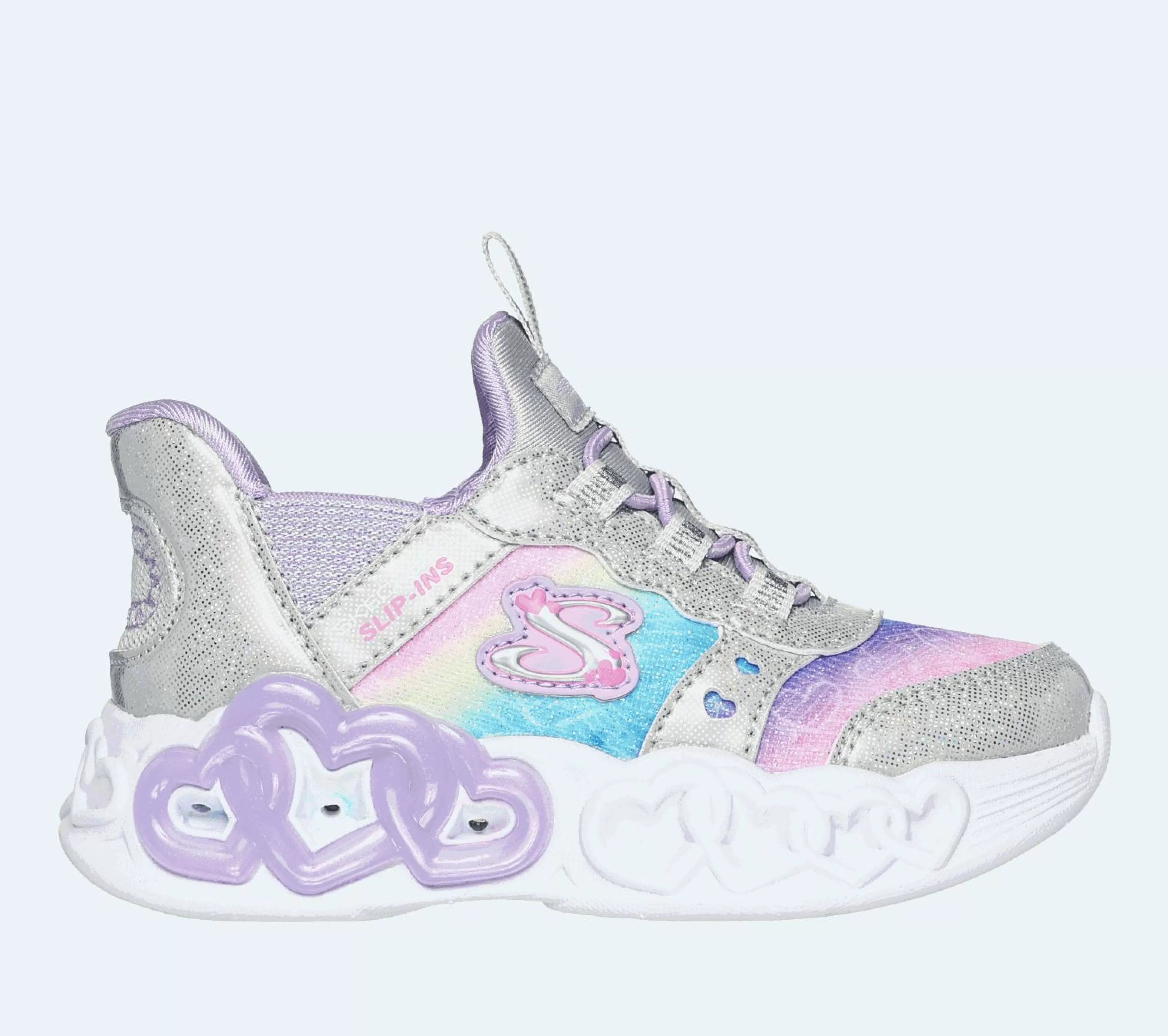 SKECHERS Slip-ins: Infinite Heart Lights*Kids Light-Up | Hands Free Slip-Ins