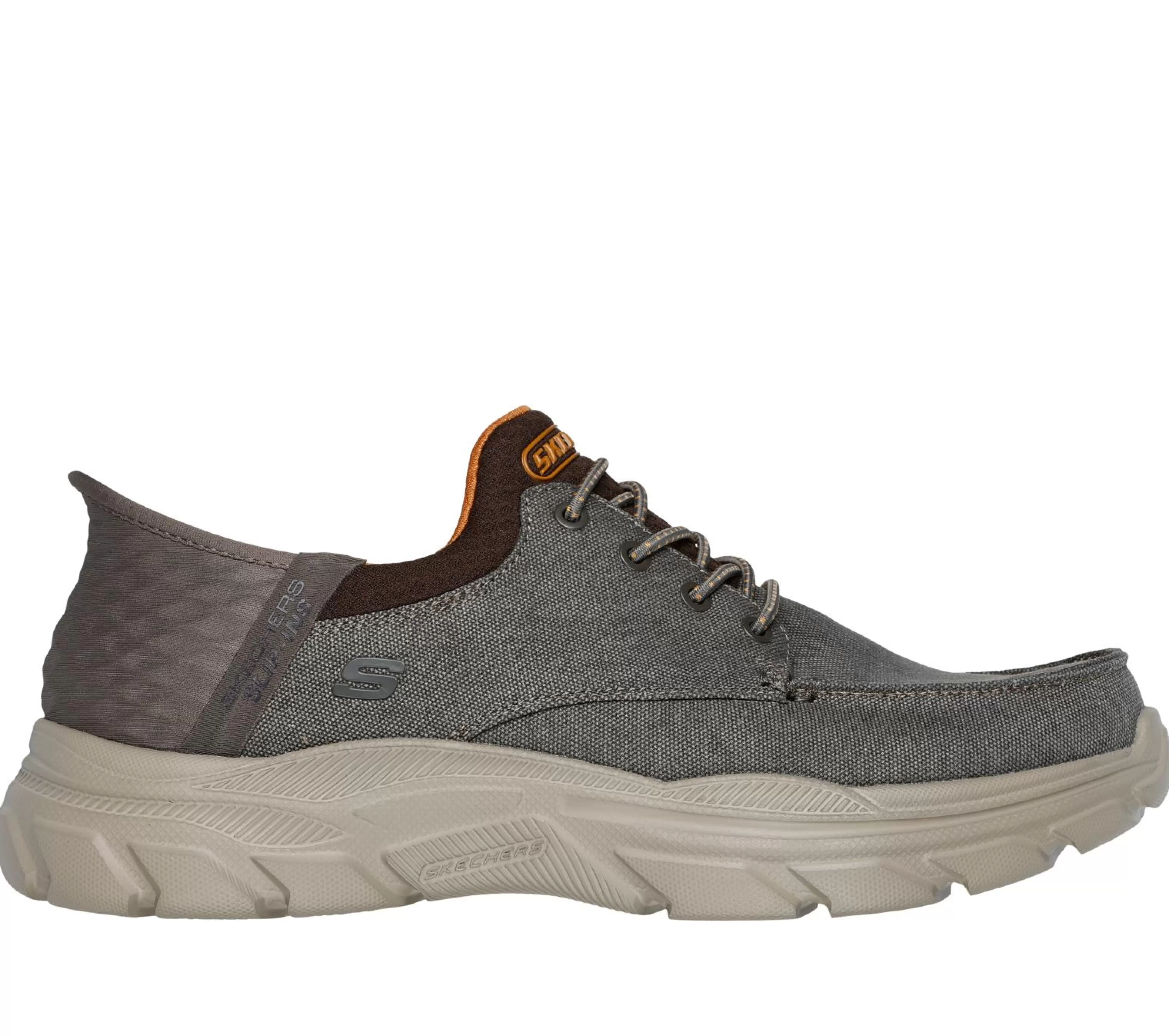 SKECHERS Slip-ins Relaxed Fit: Revolted - Santino* Canvas Shoes | Hands Free Slip-Ins