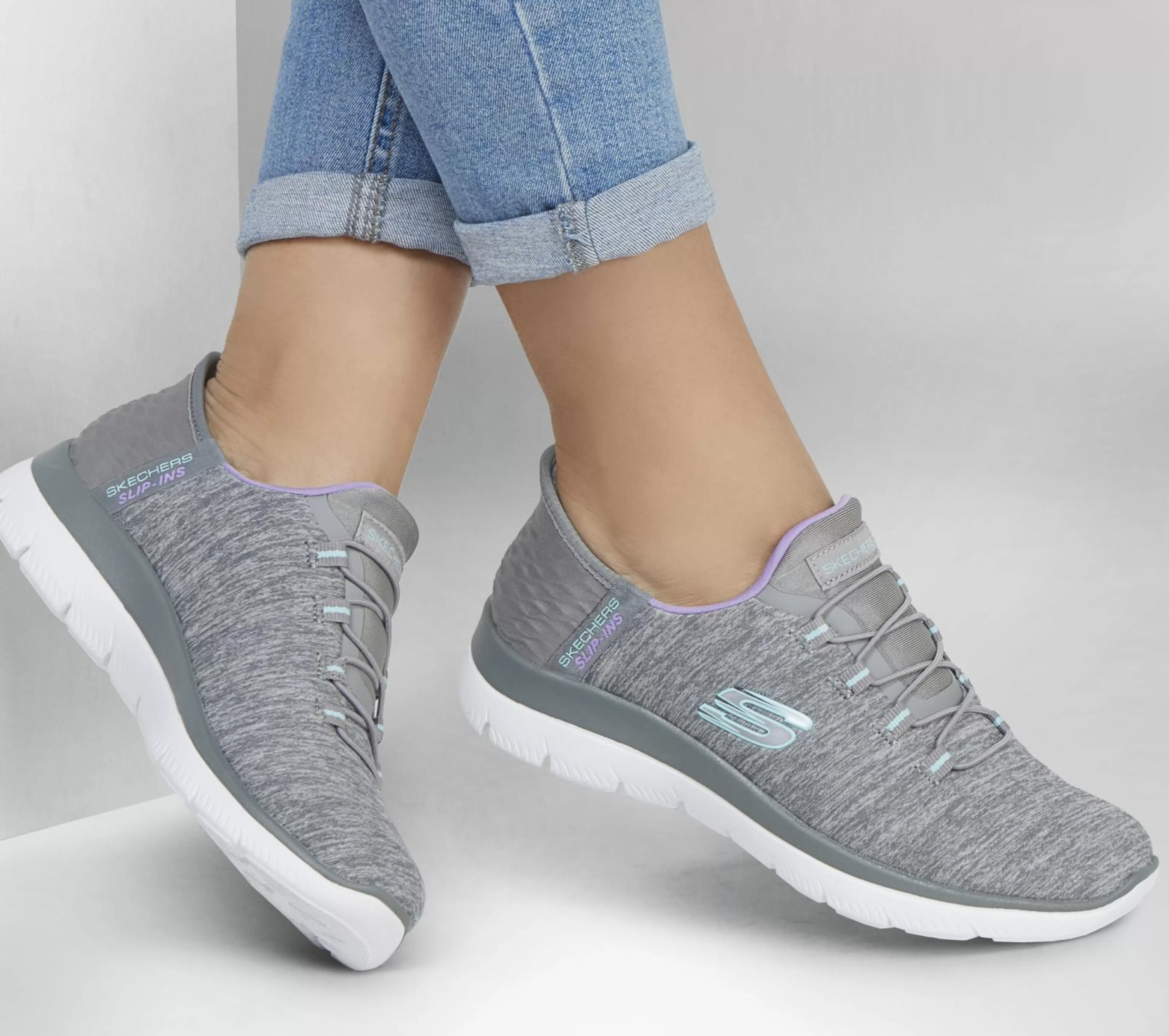 SKECHERS Slip-ins: Summits - Dazzling Haze*Women Hands Free Slip-Ins | Athletic Sneakers