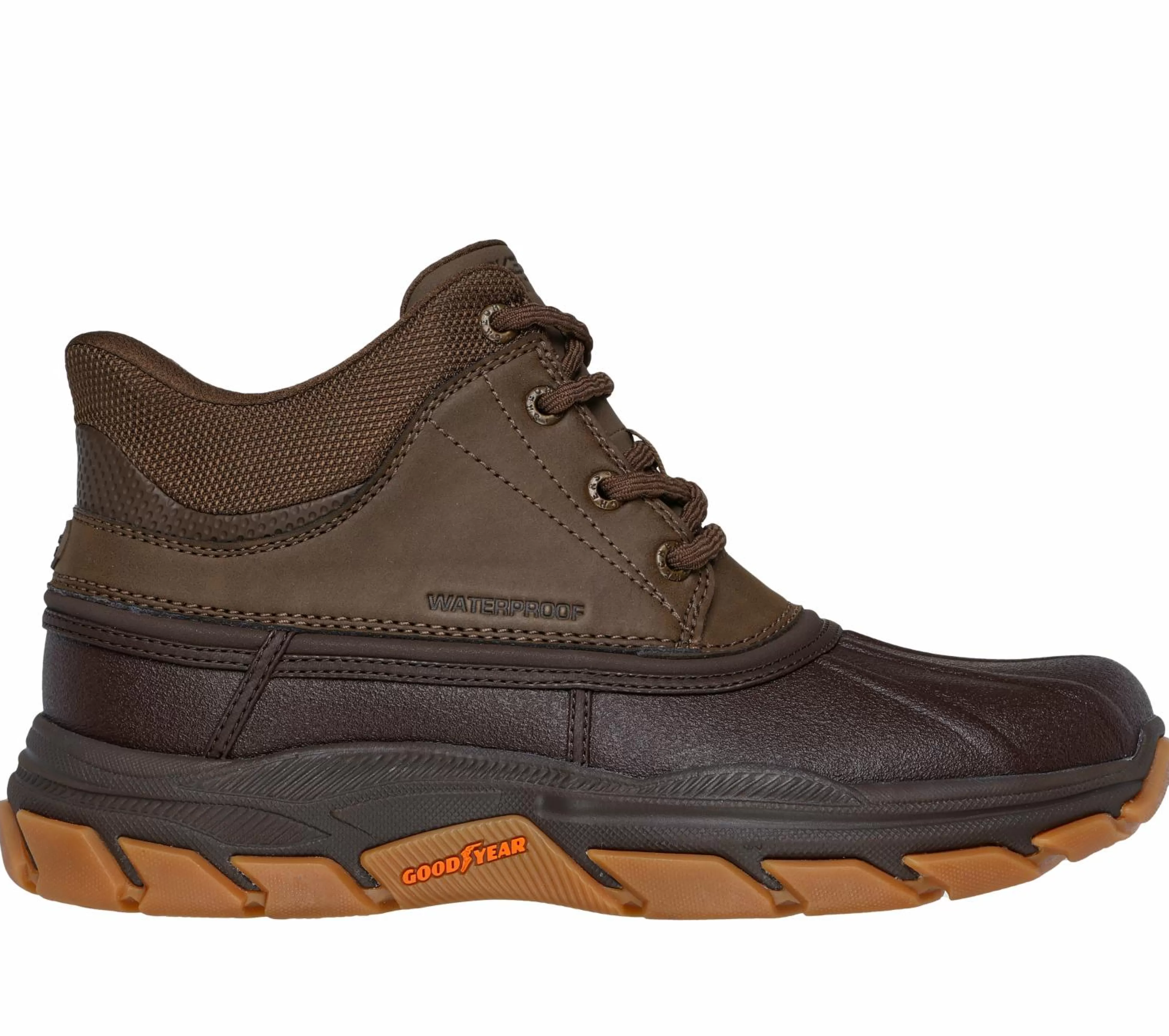 SKECHERS Slip-ins Waterproof Relaxed Fit: Respected - Ivar* Hands Free Slip-Ins | Boots