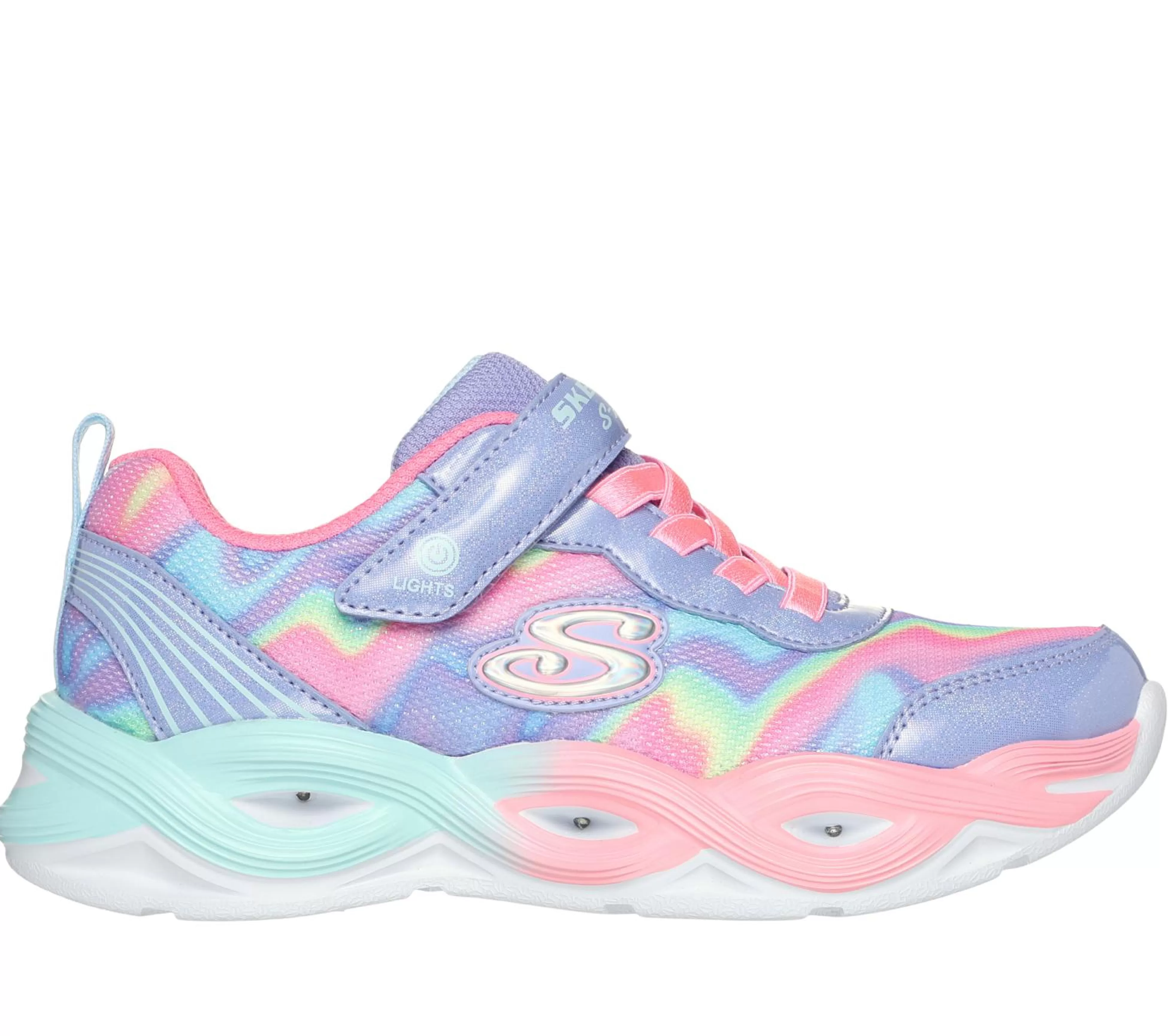 SKECHERS S-Lights: Twisty Glow - Sorbet Swirl*Kids Light-Up