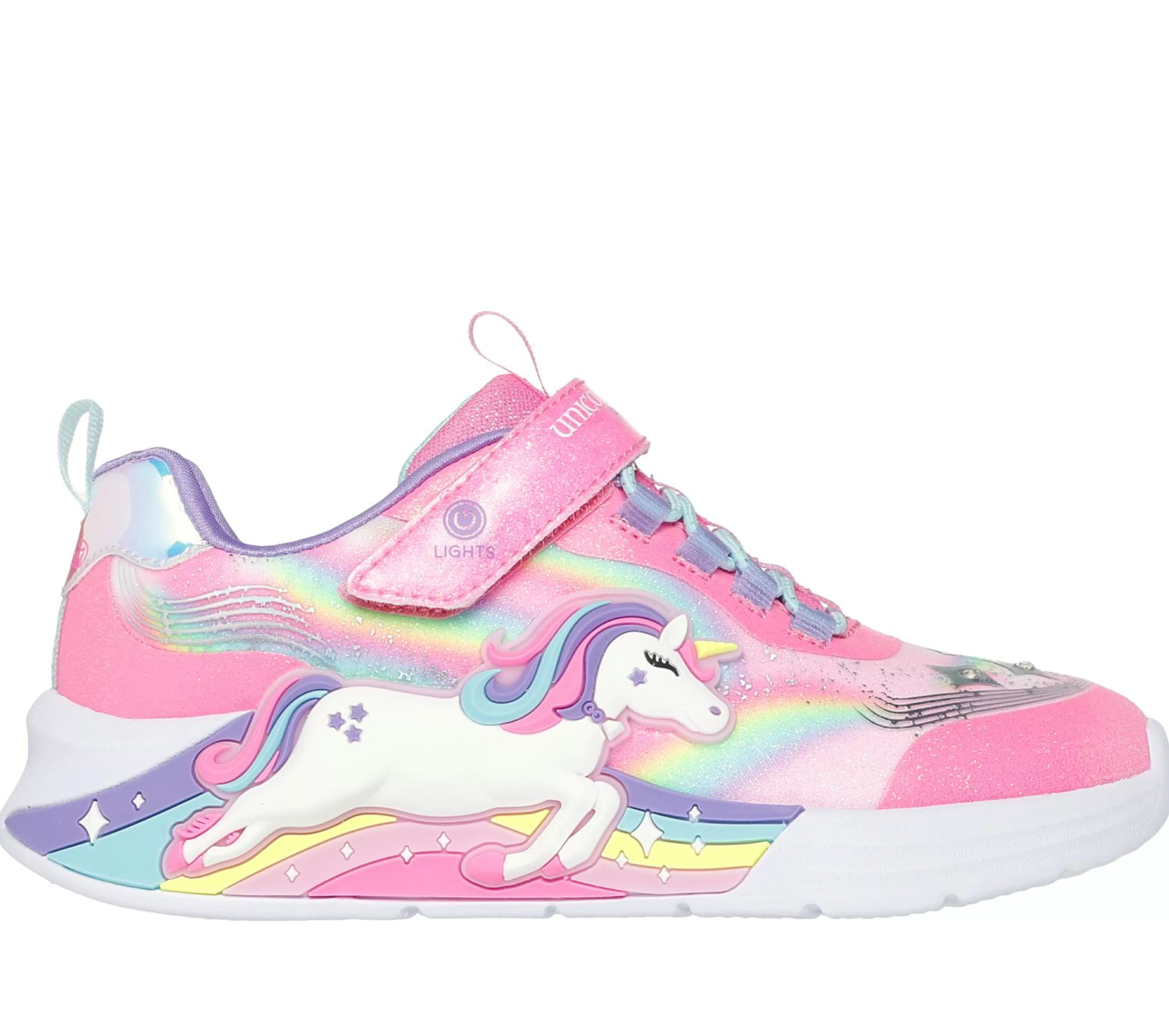 SKECHERS S-Lights: Unicorn Chaser*Kids Light-Up | Athletic Shoes & Sneakers