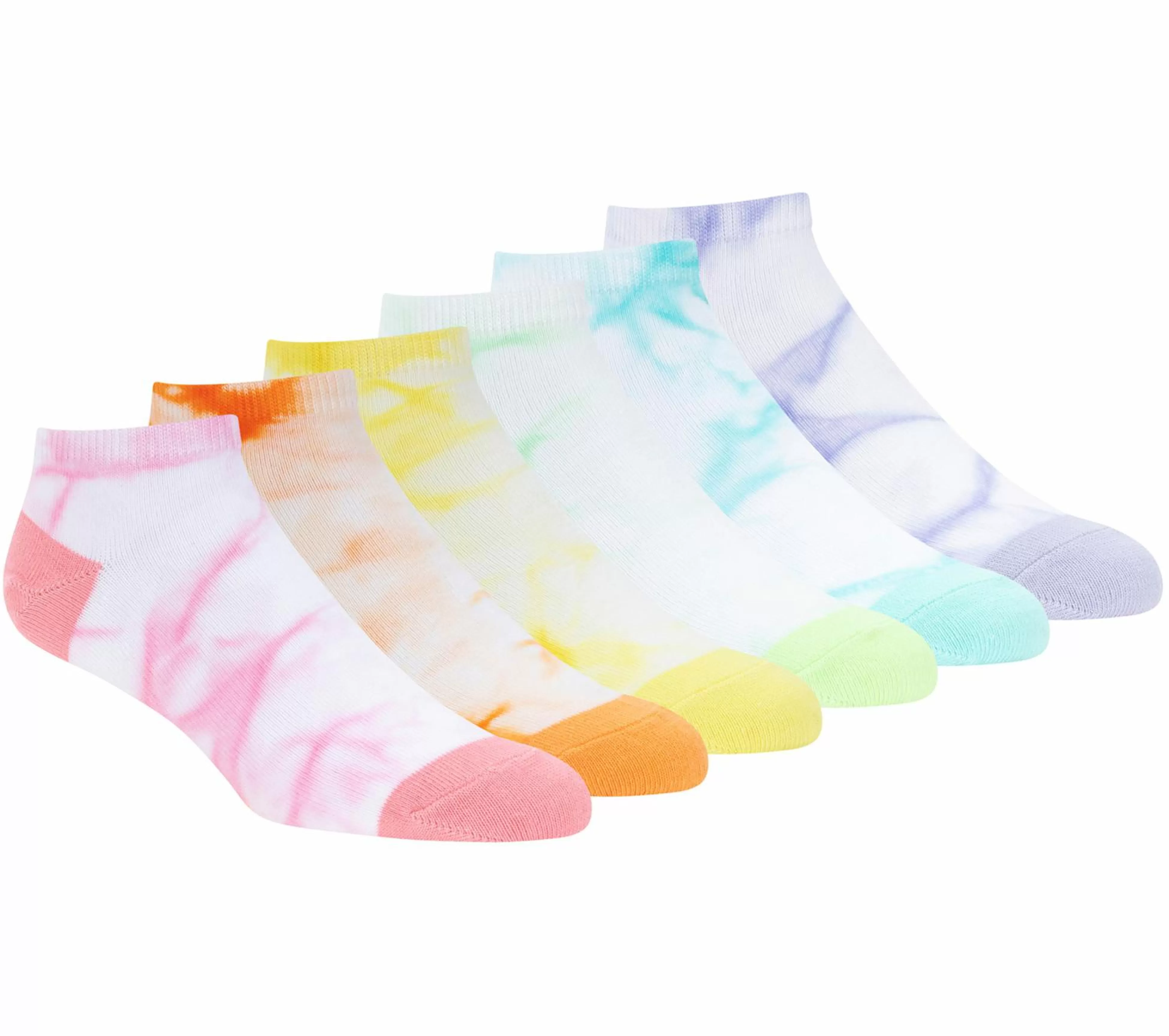 SKECHERS Tie-Dye Pastel Socks - 6 Pack*Kids Socks | Socks