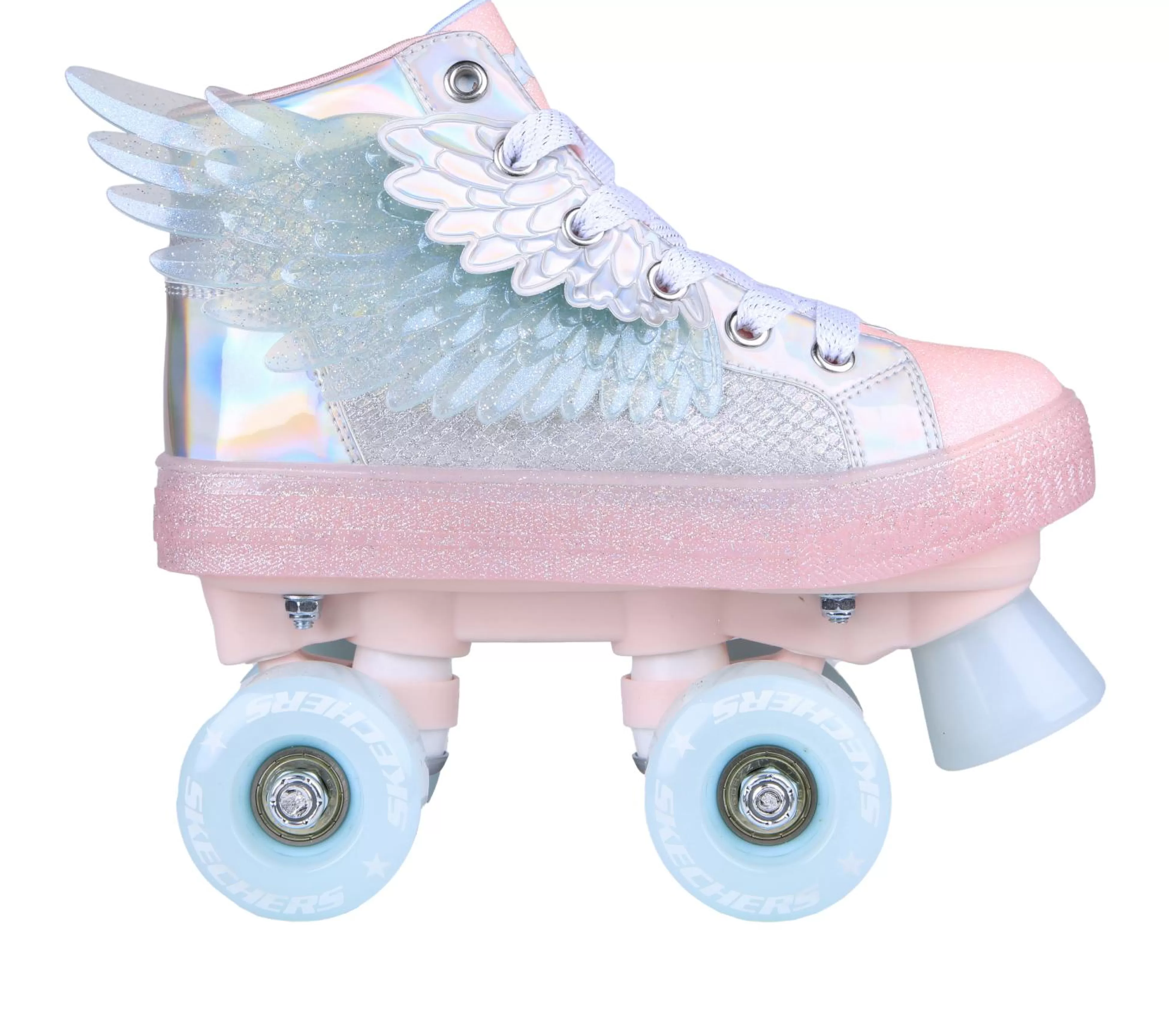 SKECHERS Twinkle Toes: Shuffle 4 Wheeler - Unicorn Soaring*Kids Lace Ups | Athletic Shoes & Sneakers