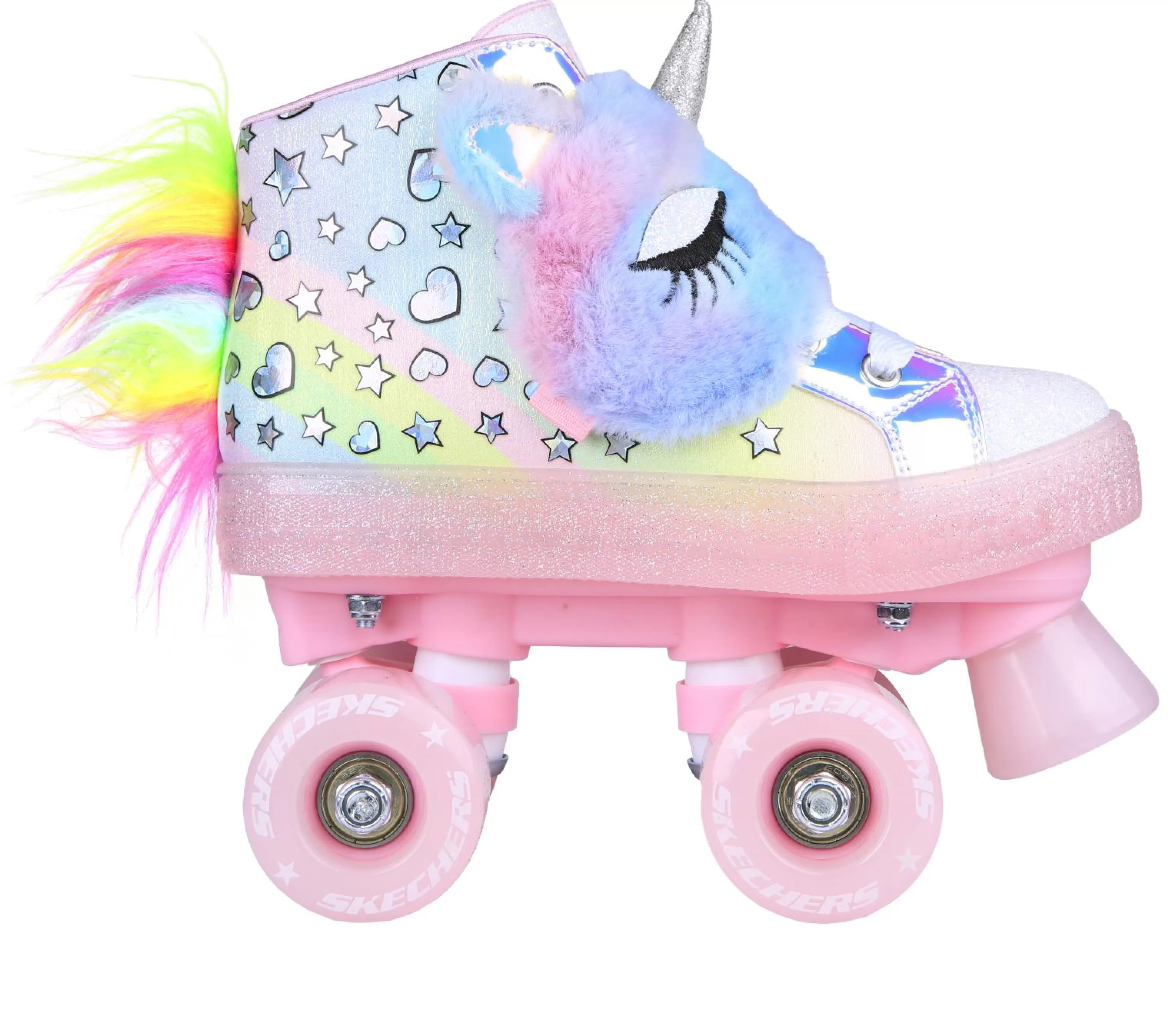 SKECHERS Twinkle Toes: Shuffle 4 Wheeler - Unicorn Wheelz*Kids Lace Ups | Athletic Shoes & Sneakers