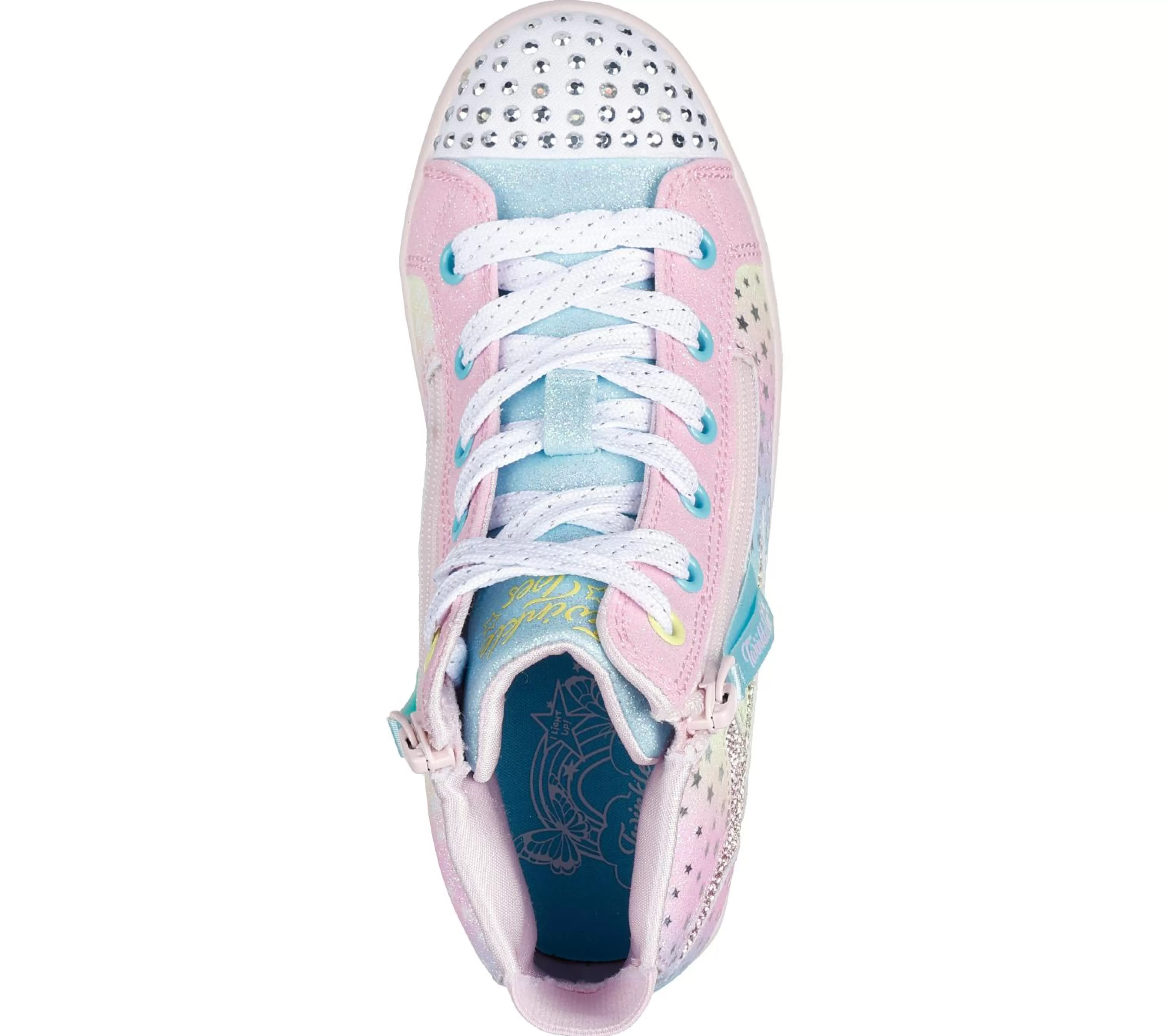 SKECHERS Twinkle Toes: Twi-Lites 2.0 - Star Zips*Kids Light-Up | Lace Ups