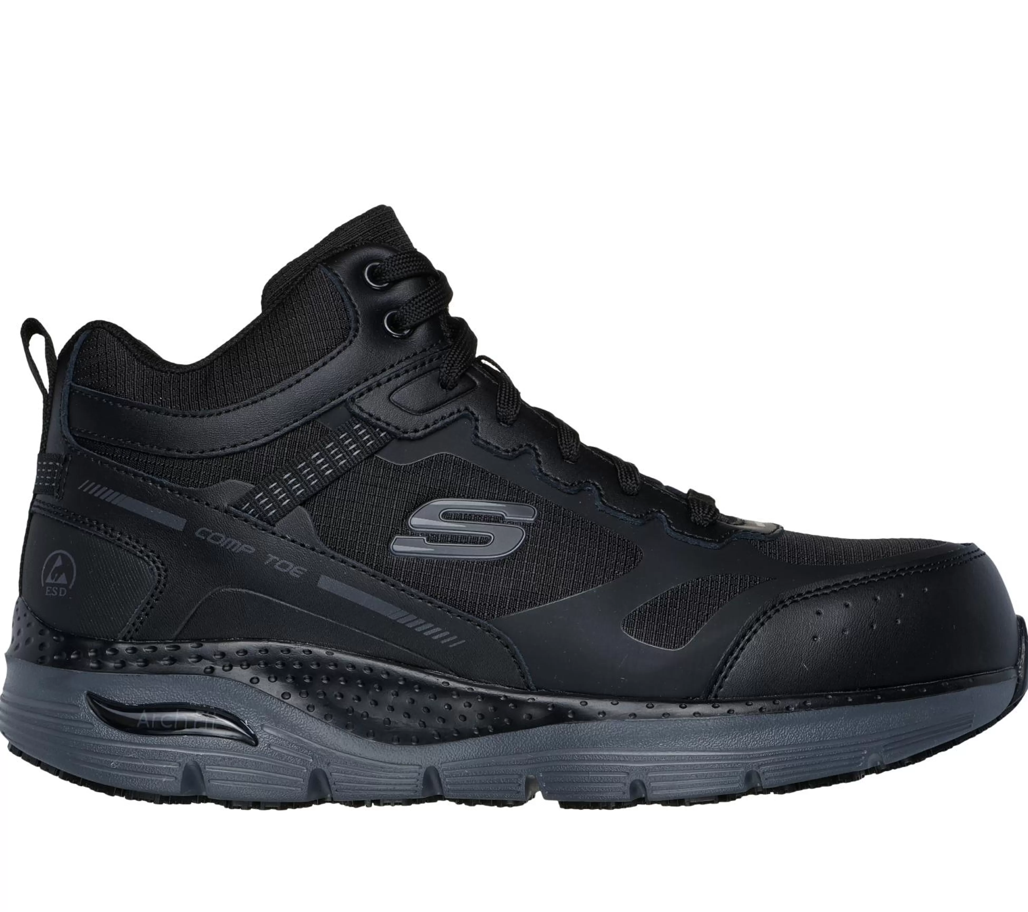 SKECHERS Work: Arch Fit Slip-Resistant - Pyreford* Lace Up