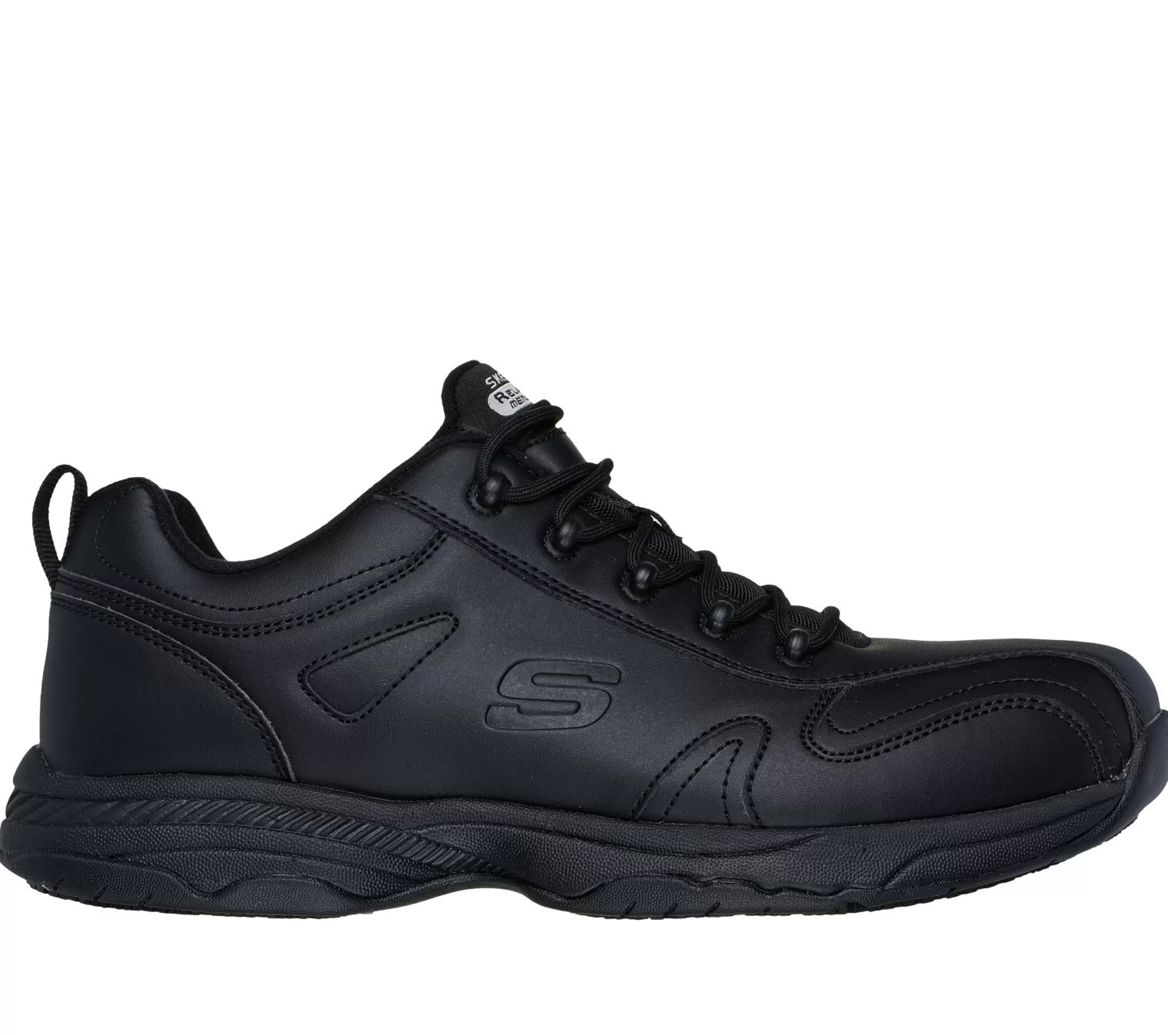 SKECHERS Work Relaxed Fit: Dighton - Strits* Lace Up